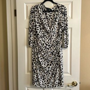 Lauren Ralph Lauren Bodycon V Neck Dress